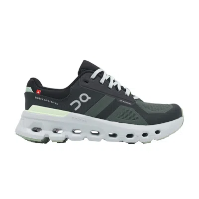 Pre-owned On Wmns Cloudrunner 2 Wide 'shadow Lima' | Grey | Women's Size 10.5