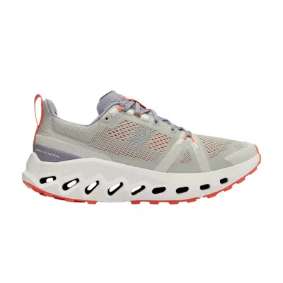 Pre-owned On Wmns Cloudsurfer Trail 'fossil Ivory' | Grey | Women's Size 6.5