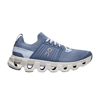 Pre-owned On Wmns Cloudswift 4 'metal Heather' | Blue | Women's Size 10