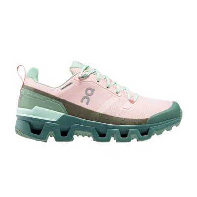 Pre-owned On Wmns Cloudwander Waterproof 'doe Ivy' In Pink