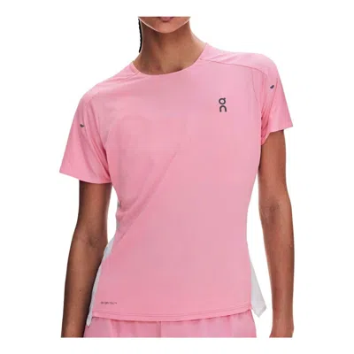 On (wmns)  Running Performance T-shirt 'magnolia Glacier' In Pink