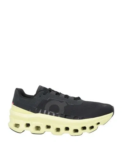 On Woman Sneakers Black Size 8 Textile Fibers