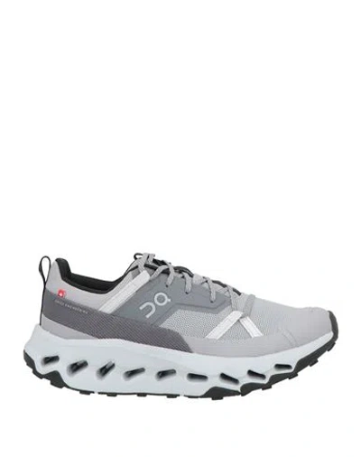 On Woman Sneakers Light Grey Size 5.5 Textile Fibers In Gray
