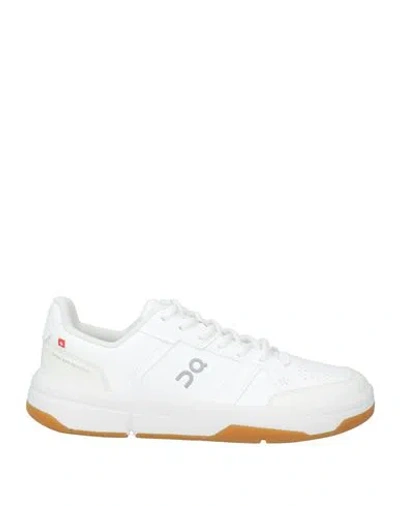 On Woman Sneakers White Size 6 Synthetisches Material
