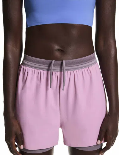On Women's 3" Performance 2-in-1 Shorts In Pink
