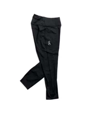 On Women's 7/8 Tights In Black