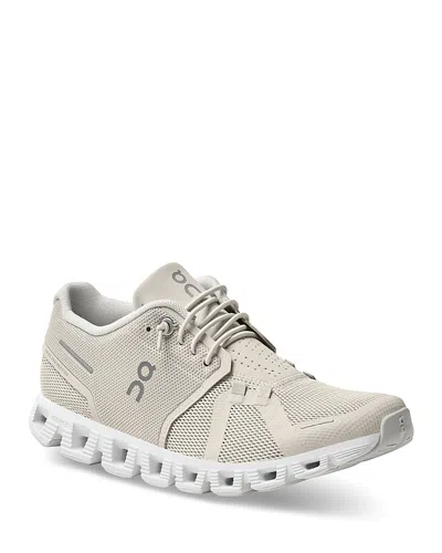 On Women's Cloud 5 Low Top Sneakers In Pearl/white