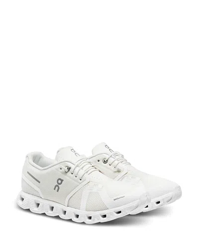 On Women's Cloud 5 Low Top Sneakers In White