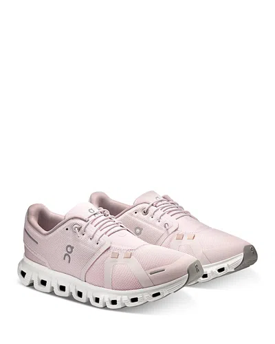 On Women's Cloud 6 Sneakers In Orchid Frost In Multi