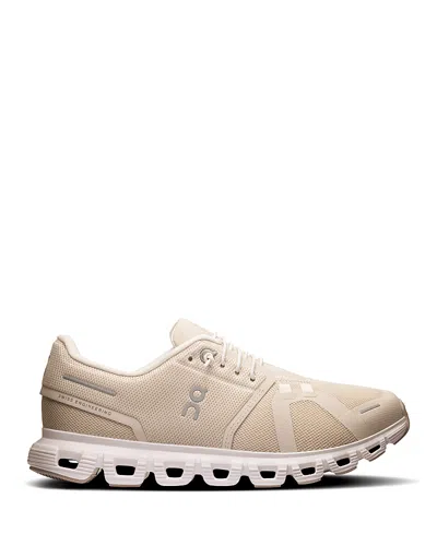 ON WOMEN'S CLOUD 6 SNEAKERS IN PEARL