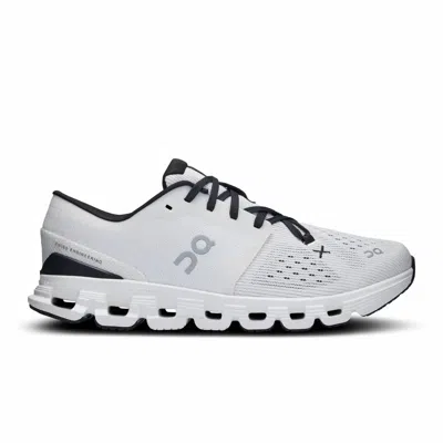 ON WOMEN'S CLOUD X 4 RUNNING SHOE IN IVORY/BLACK