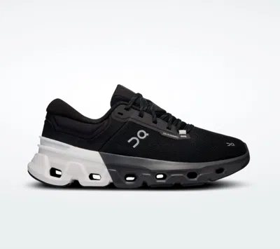 ON WOMEN'S CLOUDFLYER 5 RUNNING SHOES IN BLACK WHITE