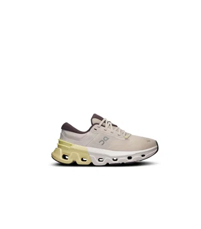 On Women Cloudflyer 5 Running Shoes In Pearl/hay In Multi