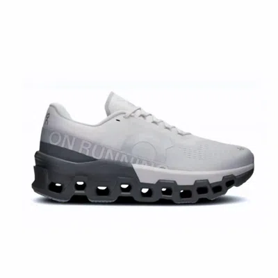 On Women Cloudmster 2 Running Shoes In Frost/rock In Multi