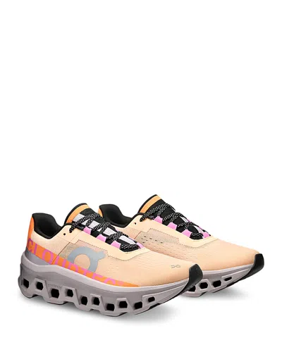 ON WOMEN'S CLOUDMONSTER SNEAKERS IN BLONDE
