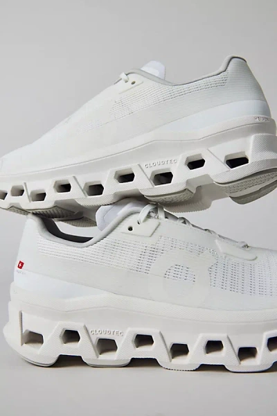 ON WOMEN'S CLOUDMONSTER VOID SNEAKER IN WHITE/WHITE, WOMEN'S AT URBAN OUTFITTERS