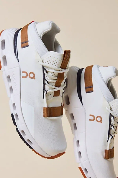 On Women's Cloudnova 2 Sneaker In Ivory/sphinx, Women's At Urban Outfitters In White