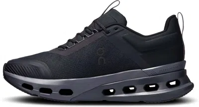 On Women's Cloudnova X Sneaker In Black Eclipse In Blue