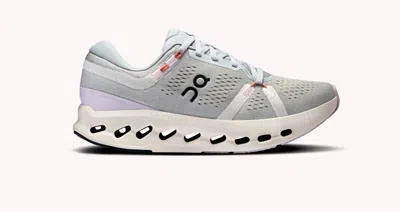 On Women's Cloudsurfer 2 Running Shoes In Glacier/ivory In Multi