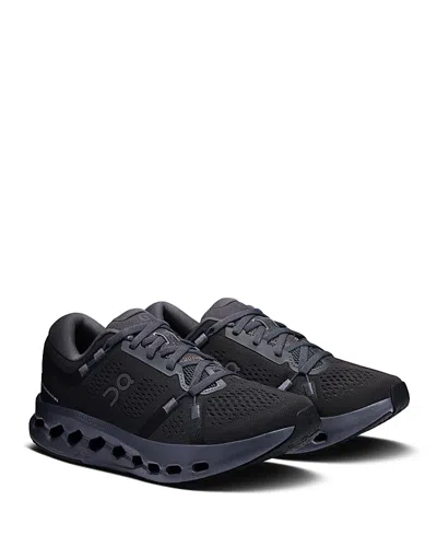 On Women's Cloudsurfer 2 Sneakers In Black/black
