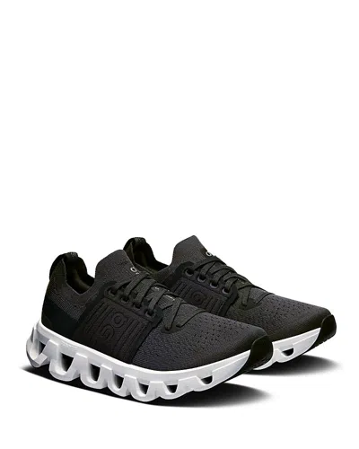 On Women's Cloudswift 4 Sneakers In Black/white