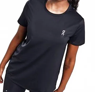 On Women's Core Short Sleeve Tee In Black