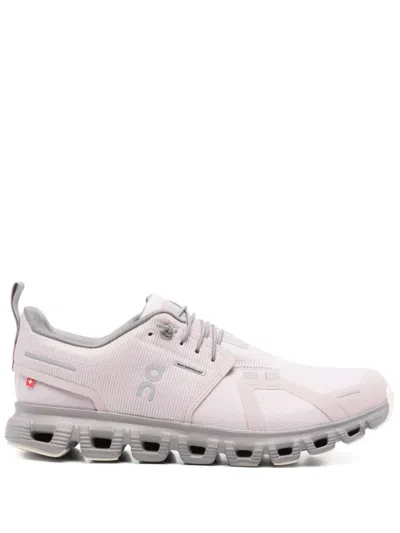 ON WOMEN MAUVE LACE-UP SNEAKERS