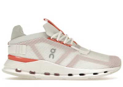 Pre-owned On Women's  Running Cloudnova Flame Sneakers In Void/undyed/white