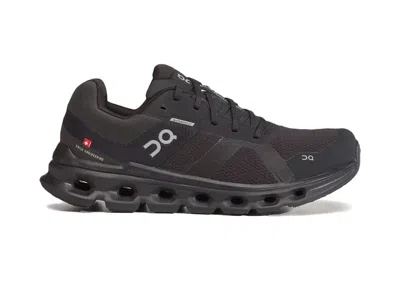 Pre-owned On Women's  Running Cloudrunner Waterproof Sneakers In Black