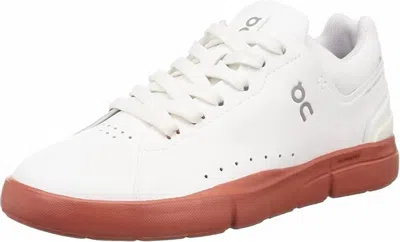 On Women's The Roger Advantage Sneakers In White/ Rust In Multi