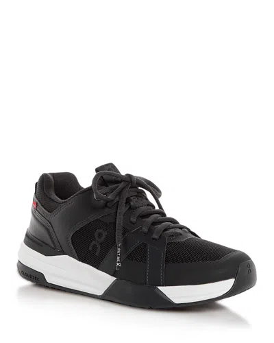 On Women's The Roger Clubhouse Pro Low Top Sneakers In Black