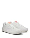 On Women's The Roger Clubhouse Sneakers In White/flamingo