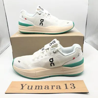 Pre-owned On Women's The Roger Pro Indigo Mint Clay Green 4colors Tennis Shoes Women's In 48.98720(white/indigo)