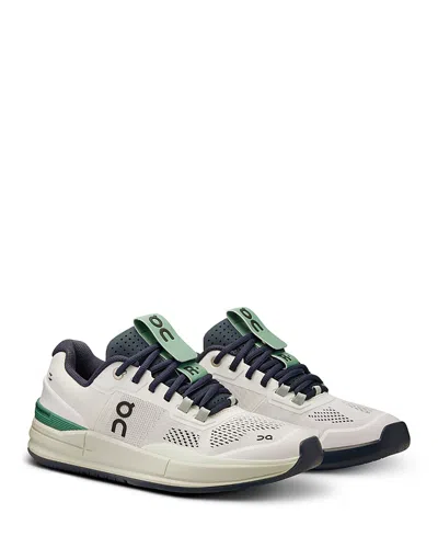 On Women's The Roger Pro Running Sneakers In Undyed White/aloe