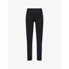On Womens Black Eclipse Studio Panelled Knitted Jersey Tights In Black