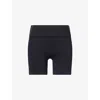 On Womens Black Eclipse Studio Slim-fit Jersey Knitted Shorts In Black