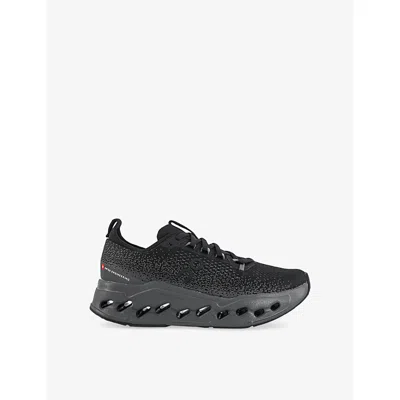 On Womens Black F Cloudsurfer Max Woven Low-top Trainers Eur 37.5 / 4.5 Uk