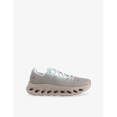 On Womens Cinder Iceberg F Cloudtilt Woven Trainers Eur 40.5 / 7.5 Uk In Gray