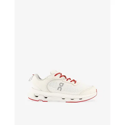 ON WOMENS IVORY WOLF F CLOUDZONE MOON WOVEN TRAINERS EUR 38/5 UK
