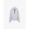 On Womens Lilac Focus Tech Relaxed-fit Stretch-cott Blend Hoodie In Purple