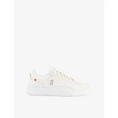 On Womens Ivory Ivory F The Roger Advantage Woven Trainers