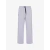 On Womens Lilac Focus Tech Wide-leg Cott-blend Jogging Bottoms Xs In Purple
