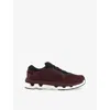 On Womens Mulberry Black F Cloudze Woven Low-top Trainers