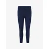 On Womens Navy Performance Logo-print Stretch-woven Leggings In Blue
