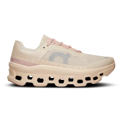 On Womens  Cloudmster In Pink/tan