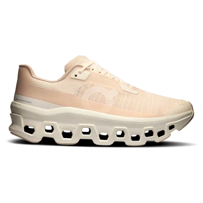 On Cloudmster Void Waterproof Running Shoes In Ivory/dew