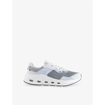 On Womens Alloy Glacier F Cloudnova Rift Woven Trainers Eur 39.5 / 6.5 Uk In Gray