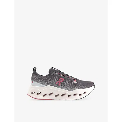 On Womens  Cloudsurfer Max Mesh Trainers In Black