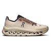 On Cloudtilt Knitted Sneakers In Clove/sand