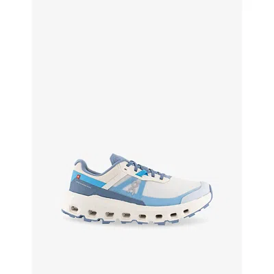 On Womens Cream Horiz F Cloudvista 2 Waterproof Mesh Low-top Trainers